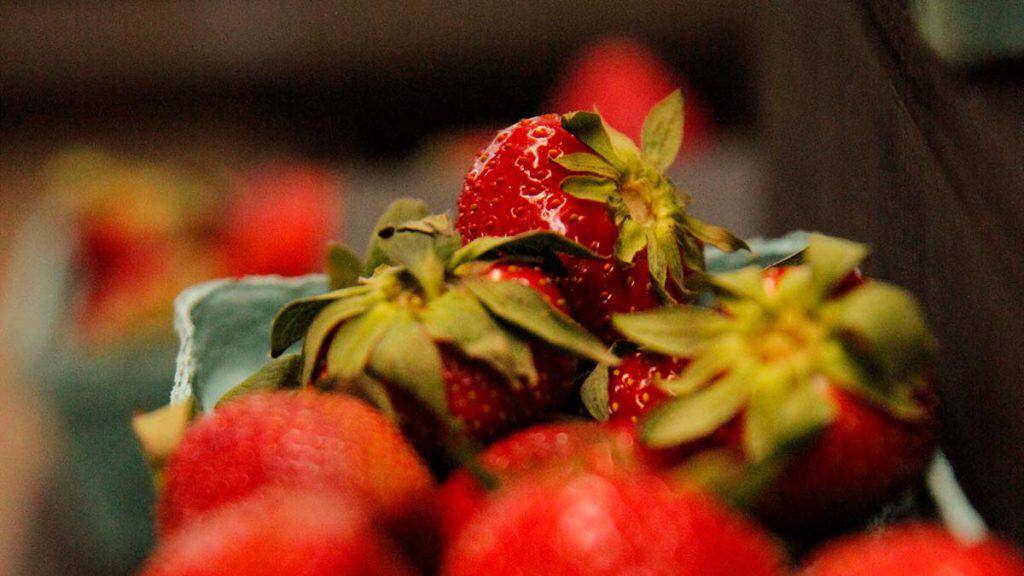 strawberries for dinner